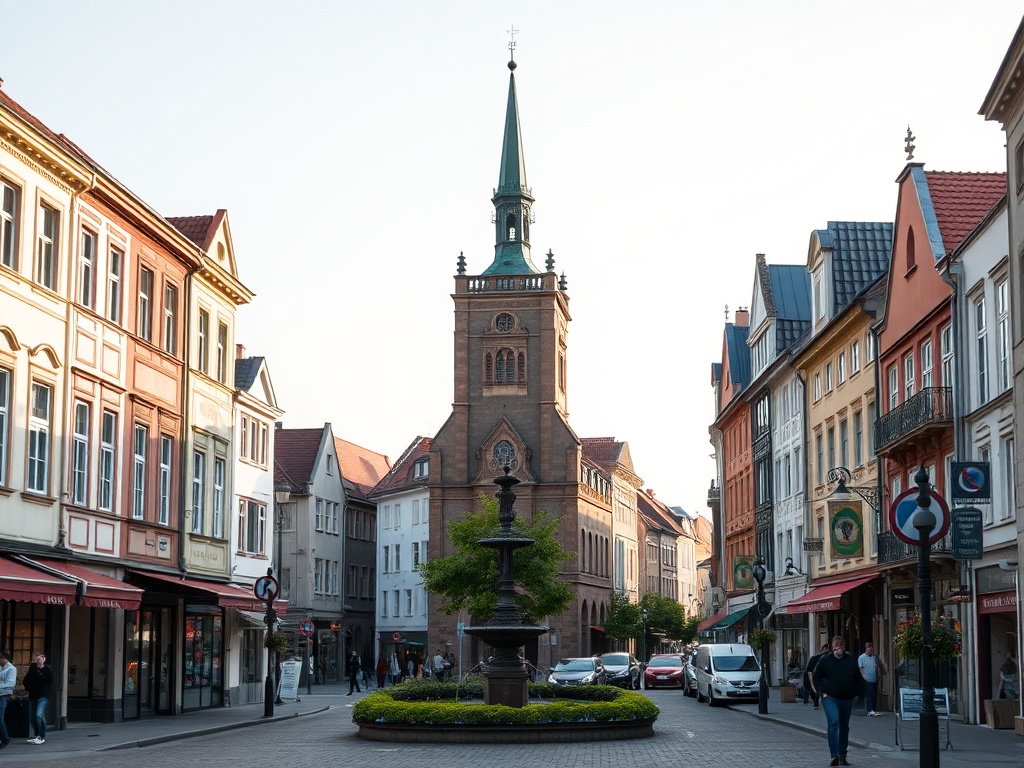 Mapa infrastruktury usługowej w Chełmie, ukazująca rozmieszczenie sklepów, placówek zdrowia i edukacji.